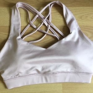 Pink Sports Bra